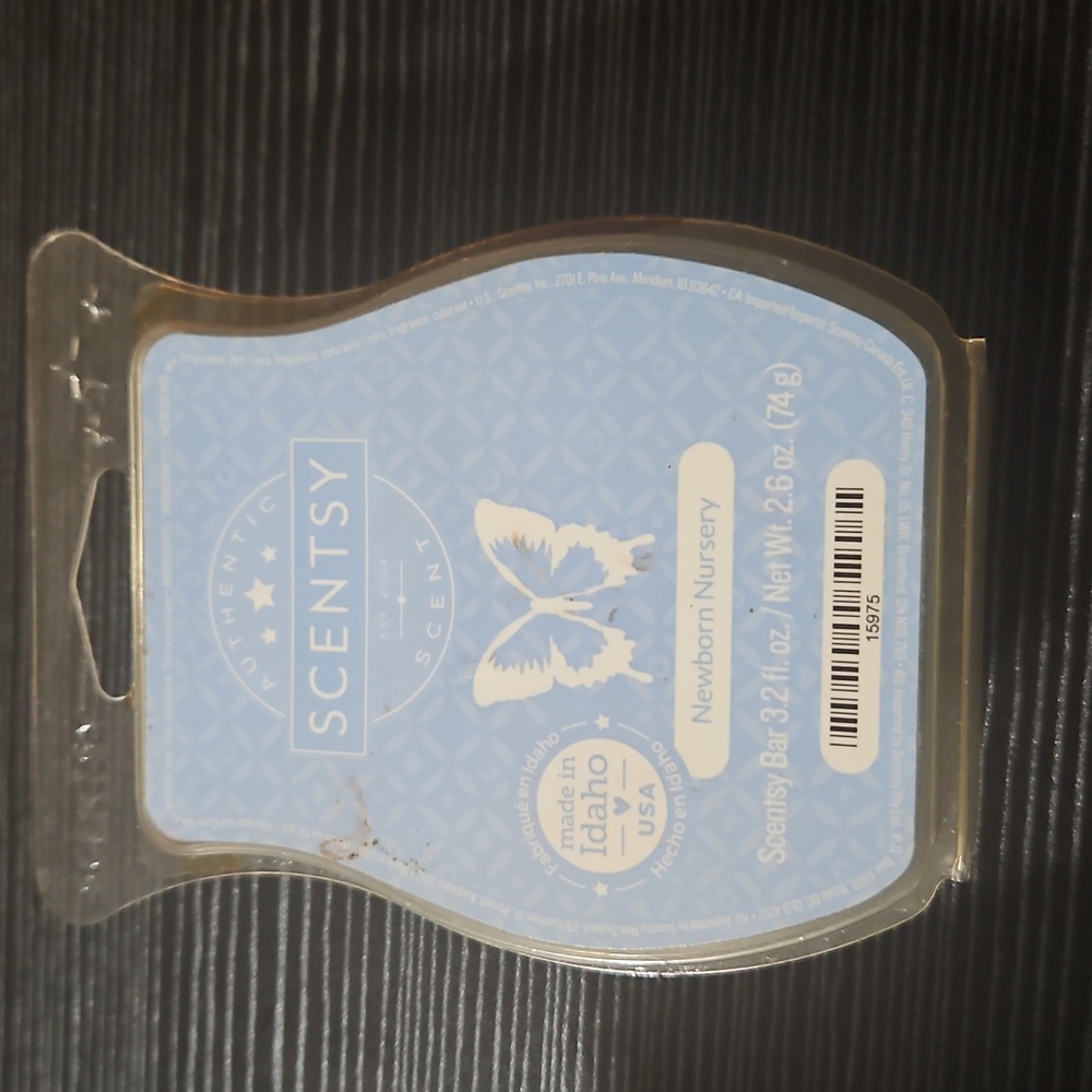 Newborn nursery scentsy wax bar
